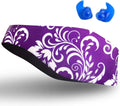 Qshare Swimming Headband & Silicone Earplugs – Best Design Ear Band to Protect Swimmer'S Ears, Doctor Recommended to Keep Water Out and Earplugs In, 2 Sizes for Toddlers & Adults (Wave, M: 4-9 Yrs) Sporting Goods > Outdoor Recreation > Boating & Water Sports > Swimming Qshare Purple M: 4-9 yrs 