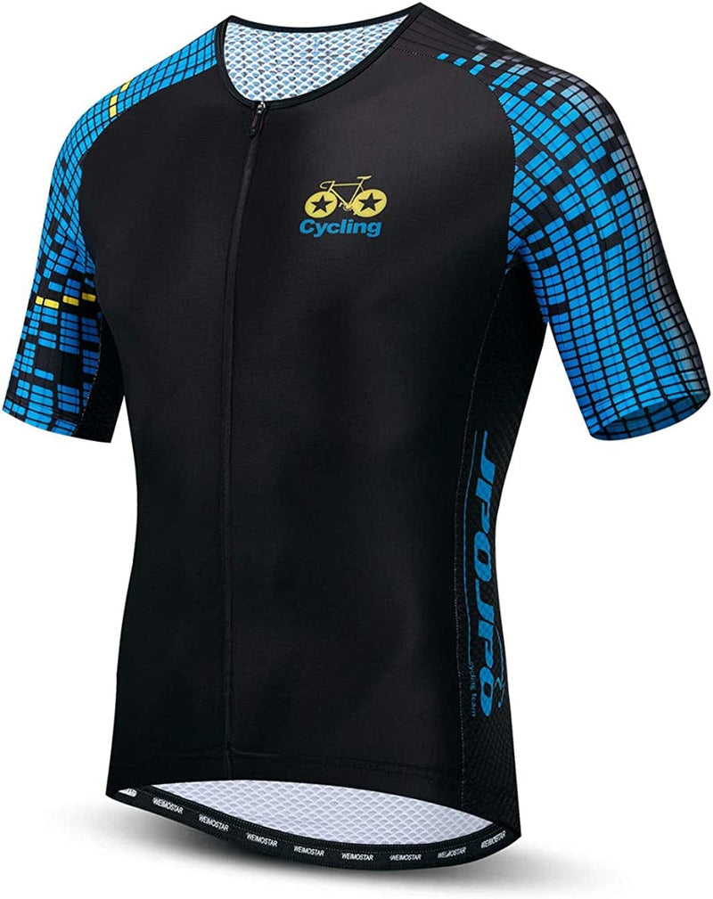 Quick Dry Cycling Jersey Summer Short Sleeve MTB Bike Clothing Racing Bicycle Clothes Sporting Goods > Outdoor Recreation > Cycling > Cycling Apparel & Accessories JCRD Jp3126 Medium 