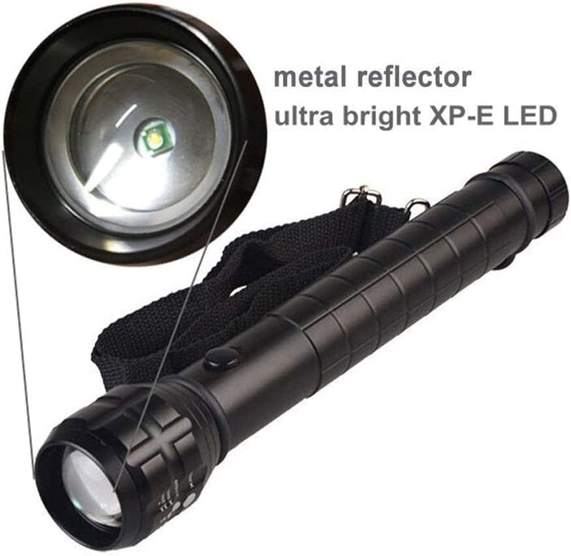 QWERBAM Big Torch Light Q5 LED Photo Lamp D Size Battery Metal Reflector Zoom Lantern Flashlight Torch Torches Hardware > Tools > Flashlights & Headlamps > Flashlights QWERBAM   
