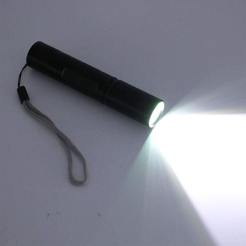QWERBAM LED Pocket Light Black 2000 Lum 5 Modes Portable LED Flashlight Lantern Torch Torches Hardware > Tools > Flashlights & Headlamps > Flashlights QWERBAM   