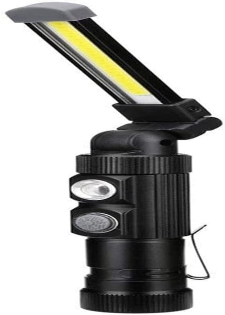 QWERBAM USB Rechargeable Flashlight Torch Portable 5-Mode Work Light Magnetic LED Lanterna Outdoor Camping Hanging Hook Lamp Torches Hardware > Tools > Flashlights & Headlamps > Flashlights QWERBAM Type1  