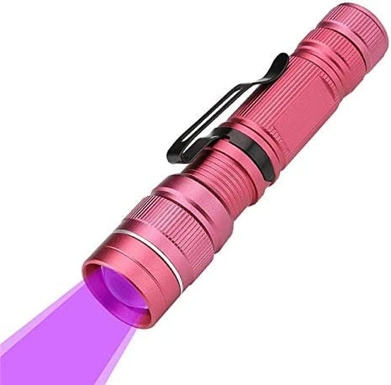QWERBAM UV Flashlight 3 Modes Portable Lantern LED Flashlight Ultra Violet Invisible Ink Marker Detection Torch Light Torches Hardware > Tools > Flashlights & Headlamps > Flashlights QWERBAM Red  