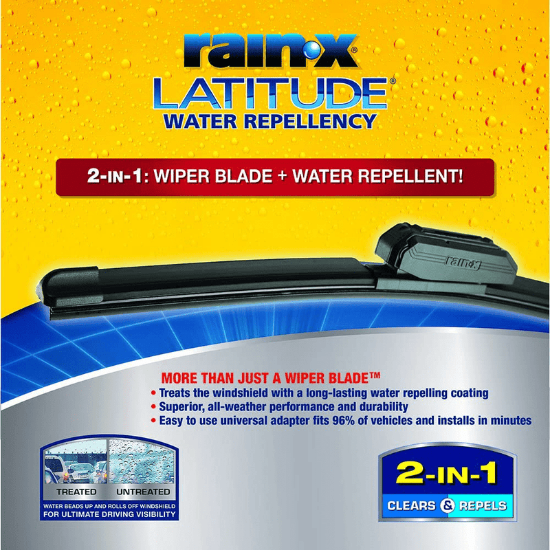 Rain-X - 810163 Latitude Water Repellency Wiper Blade Combo Pack 26" and 16" Vehicles & Parts > Vehicle Parts & Accessories > Motor Vehicle Parts Rain-X   
