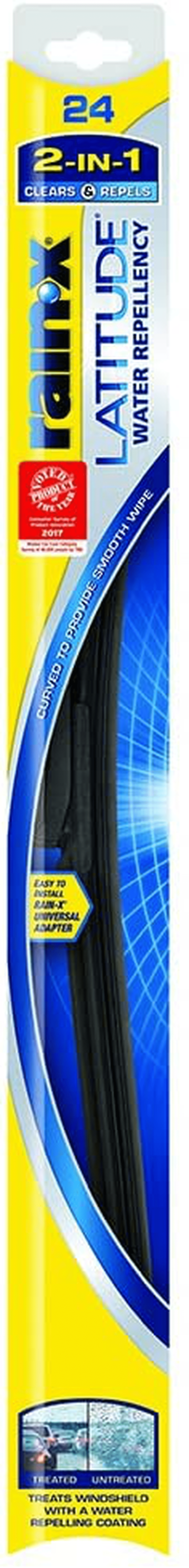 Rain-X - 810163 Latitude Water Repellency Wiper Blade Combo Pack 26" and 16" Vehicles & Parts > Vehicle Parts & Accessories > Motor Vehicle Parts Rain-X Pack of 1 24" 