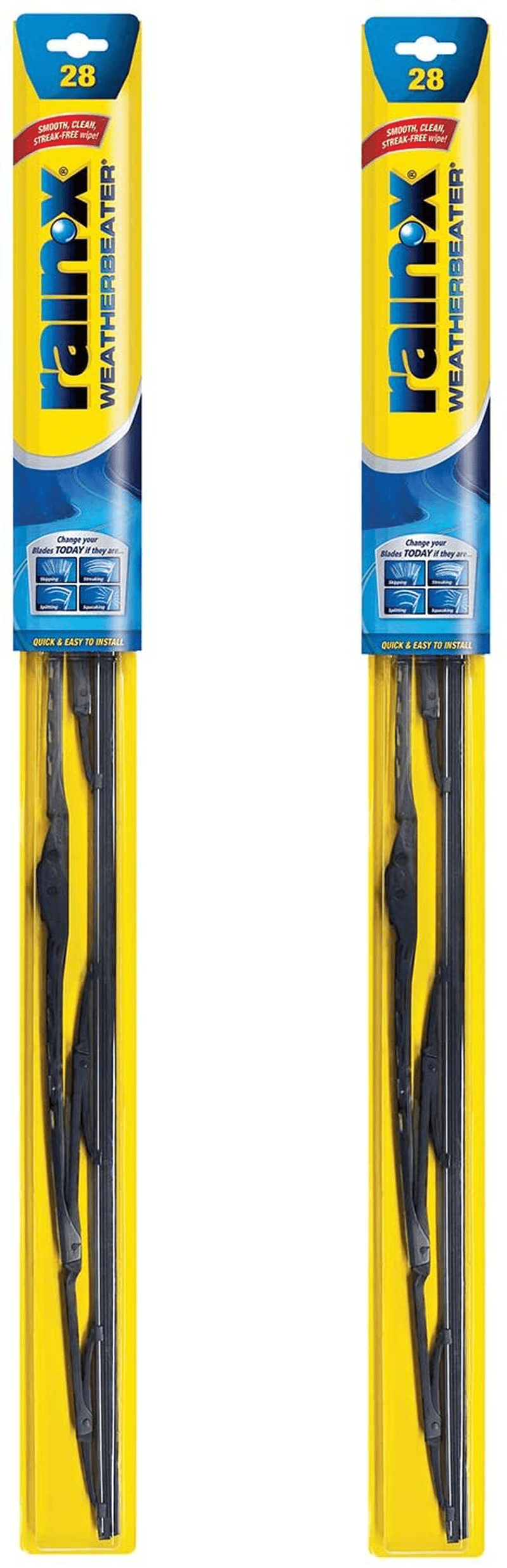 Rain-X RX30218 Weatherbeater Wiper Blade - 18-Inches - (Pack of 1) Vehicles & Parts > Vehicle Parts & Accessories > Motor Vehicle Parts Rain-X 2-pack 28 inches 