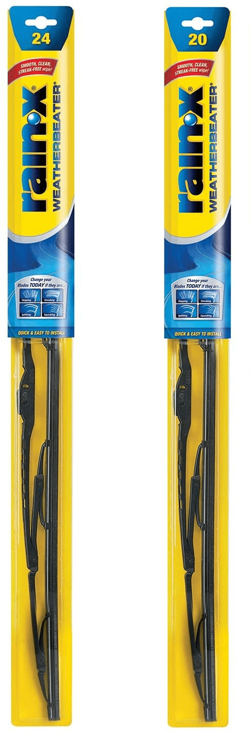 Rain-X RX30218 Weatherbeater Wiper Blade - 18-Inches - (Pack of 1) Vehicles & Parts > Vehicle Parts & Accessories > Motor Vehicle Parts Rain-X 2-pack 24 / 20 in combo 