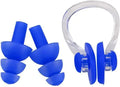 Rapstart Swimming Ear Plugs, 4 Pairs Silicone Swimming Ear Plugs with 2 Nose Clips for Swimming Showering Bathing Surfing Snorkeling and Other Water Sports, Suitable for Adults and Kids (Yellow) Sporting Goods > Outdoor Recreation > Boating & Water Sports > Swimming RapStart Blue  