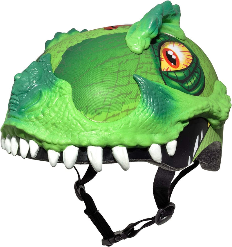Raskullz Dinosaur Toddler 3+ and Child 5+ Helmets Sporting Goods > Outdoor Recreation > Cycling > Cycling Apparel & Accessories > Bicycle Helmets Raskullz Green  