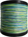 Reaction Tackle Braided Fishing Line - Pro Grade Power Performance for Saltwater or Freshwater - Colored Diamond Braid for Extra Visibility Sporting Goods > Outdoor Recreation > Fishing > Fishing Lines & Leaders Reaction Tackle Camo Aqua 80 LB (500 yards) 