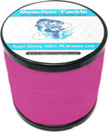 Reaction Tackle Braided Fishing Line - Pro Grade Power Performance for Saltwater or Freshwater - Colored Diamond Braid for Extra Visibility Sporting Goods > Outdoor Recreation > Fishing > Fishing Lines & Leaders Reaction Tackle Pink 80 LB (1500 yards) 
