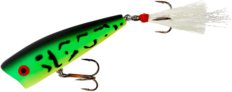 Rebel Lures Pop-R Topwater Popper Fishing Lure Sporting Goods > Outdoor Recreation > Fishing > Fishing Tackle > Fishing Baits & Lures Rebel Fire Tiger Magnum Pop-r (1/2 Oz) 