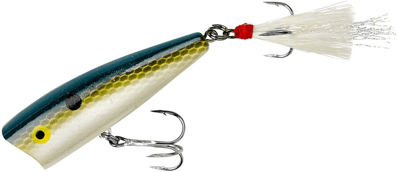 Rebel Lures Pop-R Topwater Popper Fishing Lure Sporting Goods > Outdoor Recreation > Fishing > Fishing Tackle > Fishing Baits & Lures Rebel Foxy Shad Pop-r (1/4 Oz) 