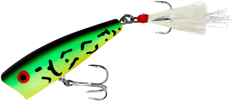 Rebel Lures Pop-R Topwater Popper Fishing Lure Sporting Goods > Outdoor Recreation > Fishing > Fishing Tackle > Fishing Baits & Lures Rebel Fire Tiger Pop-r (1/4 Oz) 