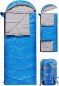 REDCAMP Kids Mummy Sleeping Bag for Camping, 3 Season Cold Weather Sleeping Bag Fit Boys,Girls & Teens, Blue/Rose Red Sporting Goods > Outdoor Recreation > Camping & Hiking > Sleeping Bags REDCAMP Blue with 3lbs Filling  