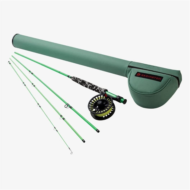 Redington Minnow Fly Fishing Rod for Young Anglers, Neon Green Sporting Goods > Outdoor Recreation > Fishing > Fishing Rods Far Bank Enterprises -- Dropship Fly Combo Kit  