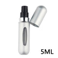 Refillable Perfume Spray Portable Mini Container Home & Garden > Decor > Decorative Jars KOL DEALS 5ml matte SILVER  