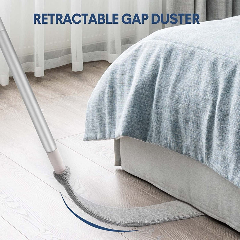 Retractable Gap Dust Cleaner, Microfiber Duster with Extension Pole, Extendable Duster for Cleaning Long Handle Dust Brush under Refrigerator Sofa Couch Bed Furniture Appliance Dusting Tools Home & Garden > Household Supplies > Household Cleaning Supplies ELEANRA   