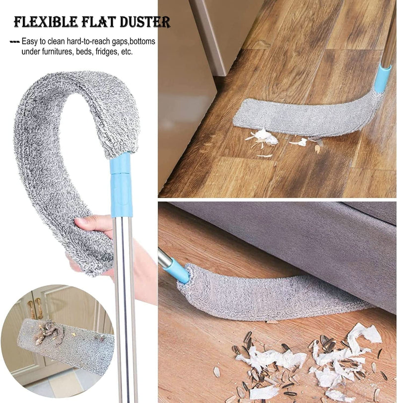Retractable Gap Dust Cleaner under Appliance Microfiber Duster Dust Brush with Extension Pole (36 to 55 Inches) Cleaning Duster for Bed High Ceilings Furniture Bottom Household Gap Duster Home & Garden > Household Supplies > Household Cleaning Supplies ARAINY   