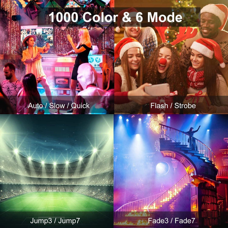 RGB LED Flood Lights Outdoor Indoor Color Changing Floodlights Dimmable Timing Remote Control IP66 Waterproof Halloween Christmas Party Garden Stage Decoration Landscape Spotlights 25W 2Pack Boxlood Home & Garden > Lighting > Flood & Spot Lights Shenzhen Bling Lighting Technologies Co., Ltd   