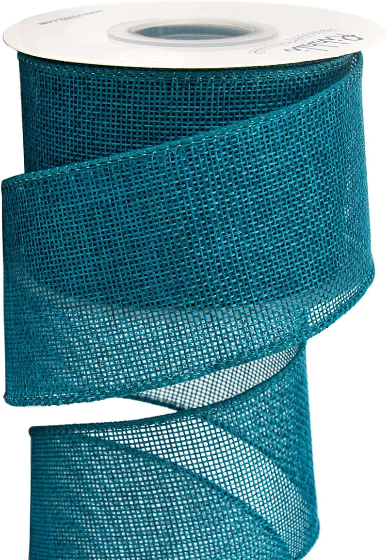 Ribbli Light Purple / Lavender Burlap Wired Ribbon,2-1/2 Inch X Continuous 10 Yard, Wired Edge Ribbon for Big Bow,Wreath,Tree Decoration,Outdoor Decoration Home & Garden > Decor > Seasonal & Holiday Decorations Ribbli Turquoise Green  