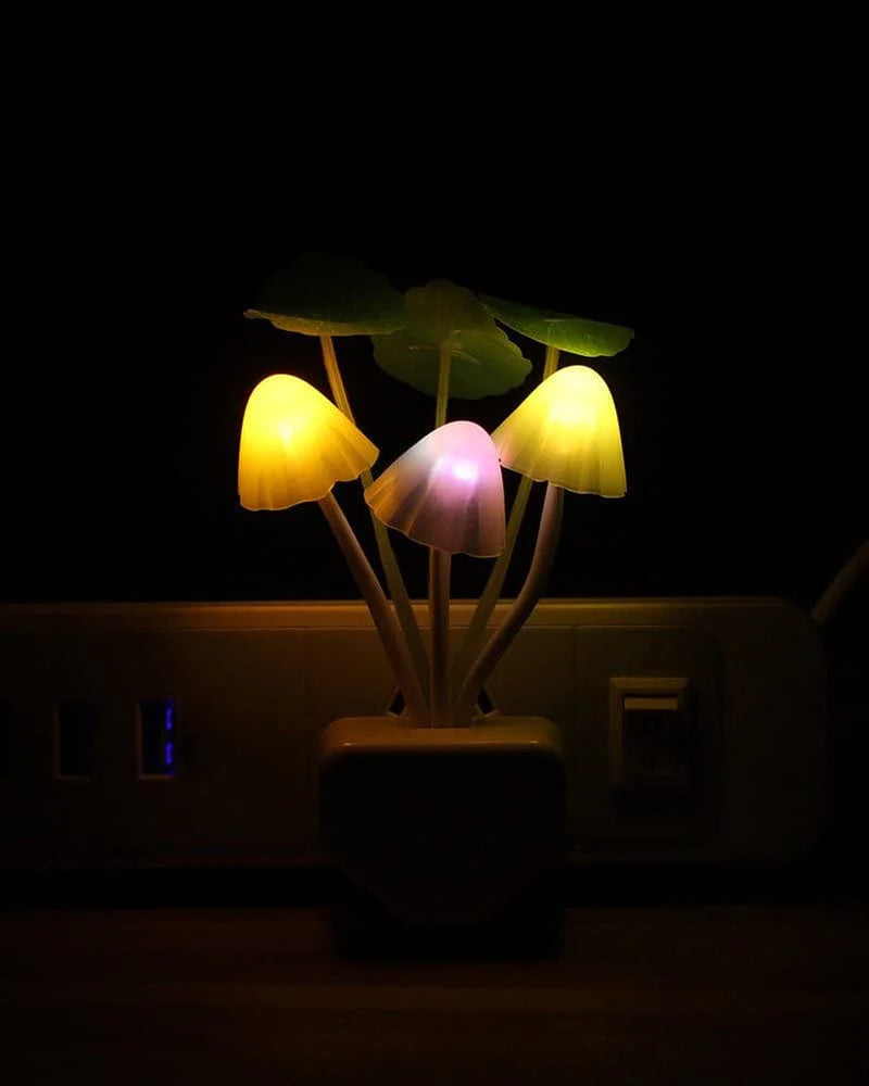 Rienar Sensor Led Night Light, Color Changing Plug-In LED Mushroom Dream Bed Lamp Home & Garden > Lighting > Night Lights & Ambient Lighting Rienar   