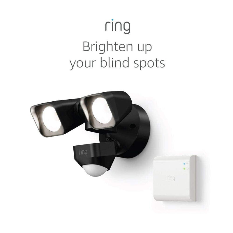 Ring Smart Lighting – Floodlight, Wired, Outdoor Motion-Sensor Security Light, White (Bridge Required) Home & Garden > Lighting > Flood & Spot Lights Ring Black with Ring Bridge 