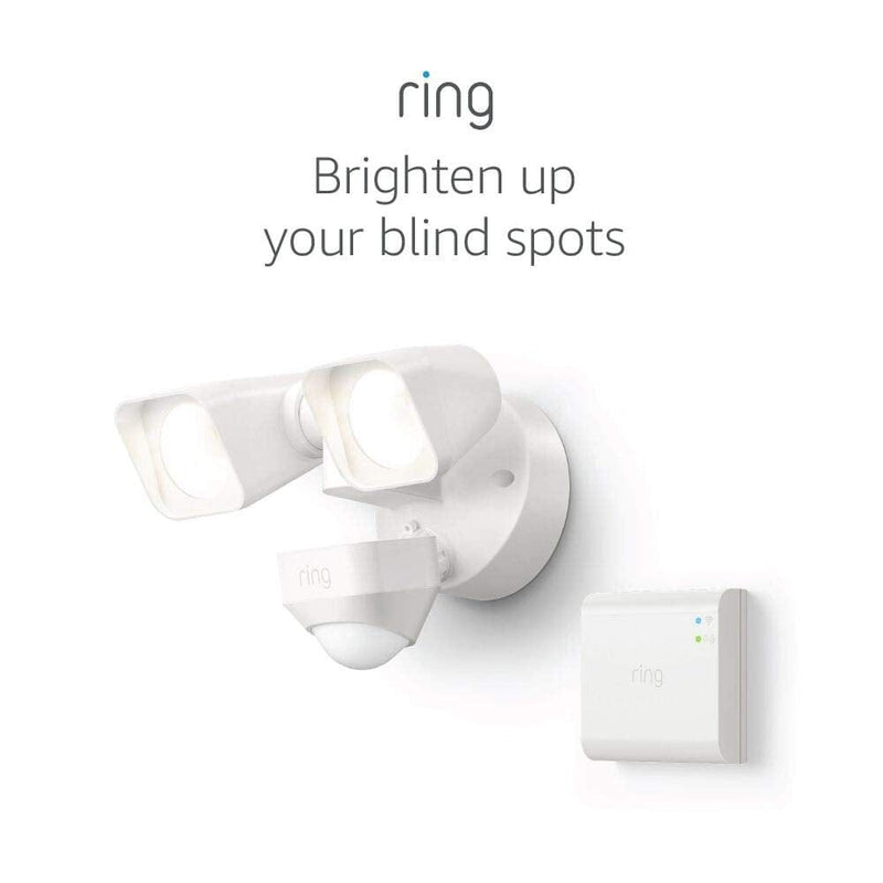 Ring Smart Lighting – Floodlight, Wired, Outdoor Motion-Sensor Security Light, White (Bridge Required) Home & Garden > Lighting > Flood & Spot Lights Ring White with Ring Bridge 