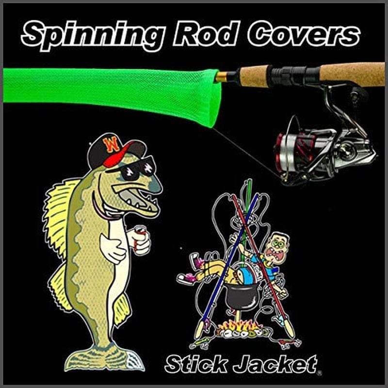 RITE-HITE Orin Briant Stick Jacket Fishing Rod Covers - Spinning Stick Jacket, Comes in a Variety of Colors; Keeps Your Rod Safe and Tangle Free Sporting Goods > Outdoor Recreation > Fishing > Fishing Rods R.M. Industries   