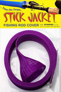 RITE-HITE Orin Briant Stick Jacket Fishing Rod Covers - Spinning Stick Jacket, Comes in a Variety of Colors; Keeps Your Rod Safe and Tangle Free Sporting Goods > Outdoor Recreation > Fishing > Fishing Rods R.M. Industries Purple  