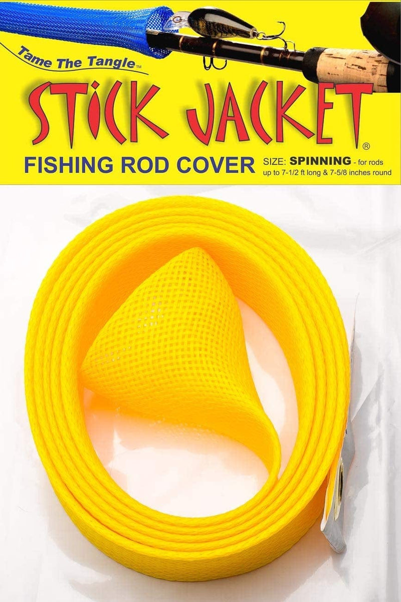 RITE-HITE Orin Briant Stick Jacket Fishing Rod Covers - Spinning Stick Jacket, Comes in a Variety of Colors; Keeps Your Rod Safe and Tangle Free Sporting Goods > Outdoor Recreation > Fishing > Fishing Rods R.M. Industries Yellow  