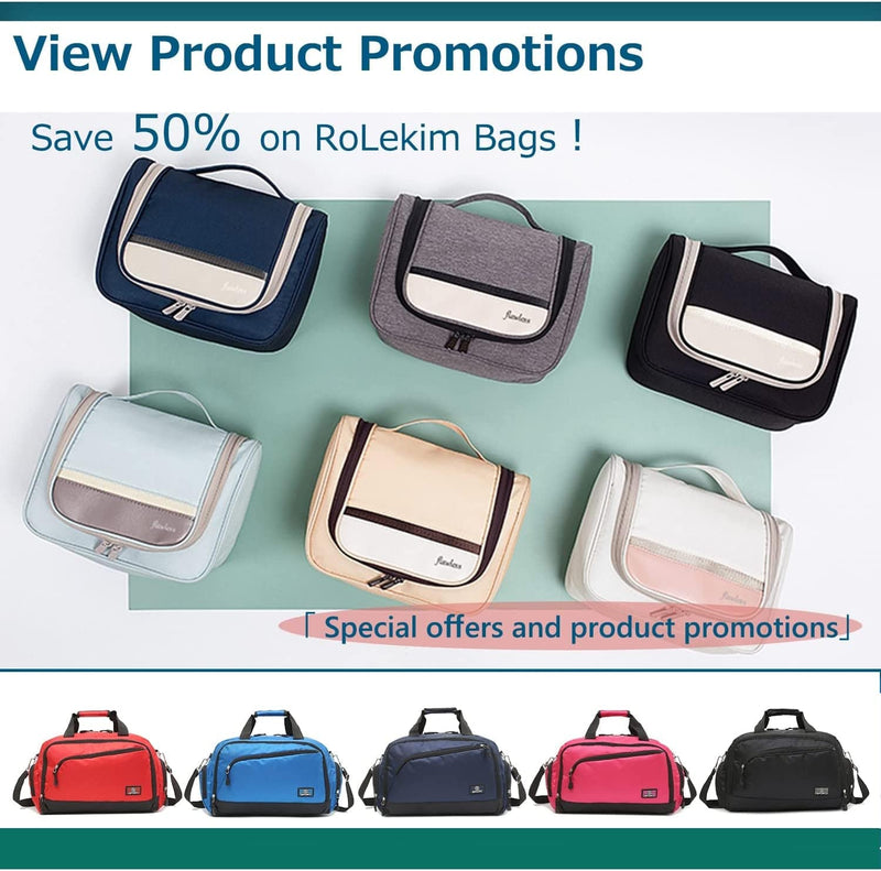 Rolekim Travel Bag Foldable Lightweight Waterproof Travel Carry-On Luggage Bag Pink Home & Garden > Household Supplies > Storage & Organization RoLekim   