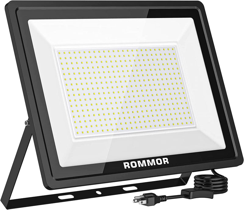 ROMMOR LED Flood Light,2Pack 60W LED Outdoor Floodlight,6000Lm Super Bright Security Lights, UL Approved Plug IP66 Waterproof Outdoor LED Daylight White Floodlight for Yard, Garden, Garages(60W*2Pack) Home & Garden > Lighting > Flood & Spot Lights ROMMOR 400W*1Pack  
