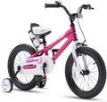 RoyalBaby Kids Bike Boys Girls Freestyle Bicycle 12 14 16 Inch with Training Wheels, 16 18 20 with Kickstand Child's Bike, Blue Red White Pink Green Orange