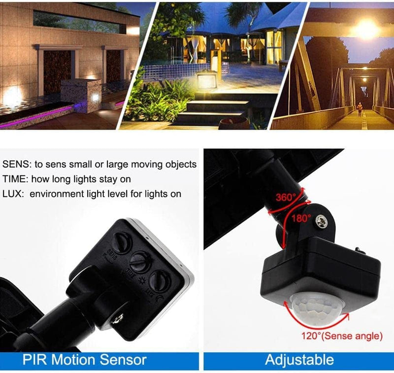 Ruifaya Flood Light LED Motion Sensor PIR Floodlight 50W 10W 20W 30W 100W 150W Wall Lamp Spotlight Garden Waterproof Outdoor Floodlights