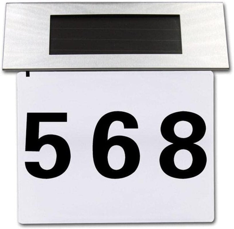 Ruifaya House Numbers Letter Solar Powered Light Address Sign Led Solar Lamp Outdoor Waterproof Stree for Home Plaque Yard I7T3 Lighting Home & Garden > Lighting > Lamps Ruifaya   