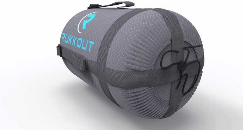 RUKKOUT Lightweight Envelope Sleeping Bag Water Resistant 3 Season Bag for Camping, Hiking and Backpacking -Ideal for Outdoor Activities with the Included Compression Sack for Portable Use Sporting Goods > Outdoor Recreation > Camping & Hiking > Sleeping Bags RUKKOUT   