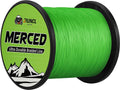 RUNCL Braided Fishing Line Merced, 1000 500 300 Yards Braided Line 4 8 Strands, 6-200LB - Proprietary Weaving Tech, Thin-Coating Tech, Stronger Smoother - Fishing Line for Freshwater Saltwater Sporting Goods > Outdoor Recreation > Fishing > Fishing Lines & Leaders RUNCL Hi-Vis Green 40LB(18.1kgs)/0.33mm - 500yds(4 Strands) 
