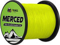 RUNCL Braided Fishing Line Merced, 1000 500 300 Yards Braided Line 4 8 Strands, 6-200LB - Proprietary Weaving Tech, Thin-Coating Tech, Stronger Smoother - Fishing Line for Freshwater Saltwater Sporting Goods > Outdoor Recreation > Fishing > Fishing Lines & Leaders RUNCL Hi-Vis Yellow 15LB(6.8kgs)/0.12mm - 500yds(4 Strands) 