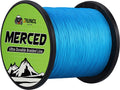 RUNCL Braided Fishing Line Merced, 1000 500 300 Yards Braided Line 4 8 Strands, 6-200LB - Proprietary Weaving Tech, Thin-Coating Tech, Stronger Smoother - Fishing Line for Freshwater Saltwater Sporting Goods > Outdoor Recreation > Fishing > Fishing Lines & Leaders RUNCL Blue 15LB(6.8kgs)/0.12mm - 500yds(4 Strands) 