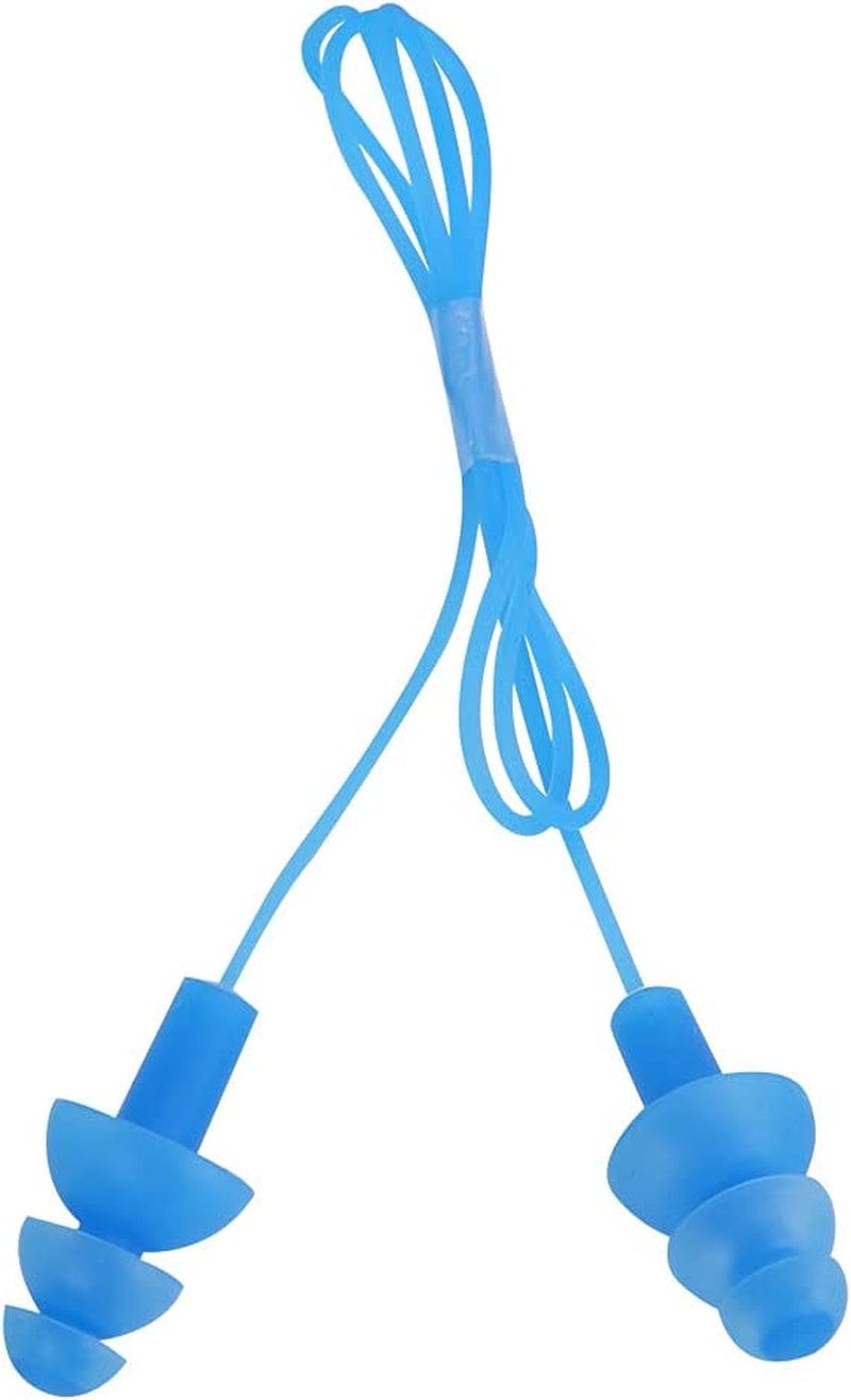 SALUTUY Corded Earplugs, Soft Waterproof Earplugs Washable and Durable to Use for Swimming for Diving Swimming(Blue) Sporting Goods > Outdoor Recreation > Boating & Water Sports > Swimming SALUTUY   