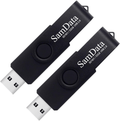 SamData 32GB USB Flash Drives 2 Pack 32GB Thumb Drives Memory Stick Jump Drive with LED Light for Storage and Backup (2 Colors: Black Blue) Electronics > Electronics Accessories > Computer Components > Storage Devices > USB Flash Drives SamData Black 32GB*2 32GB 