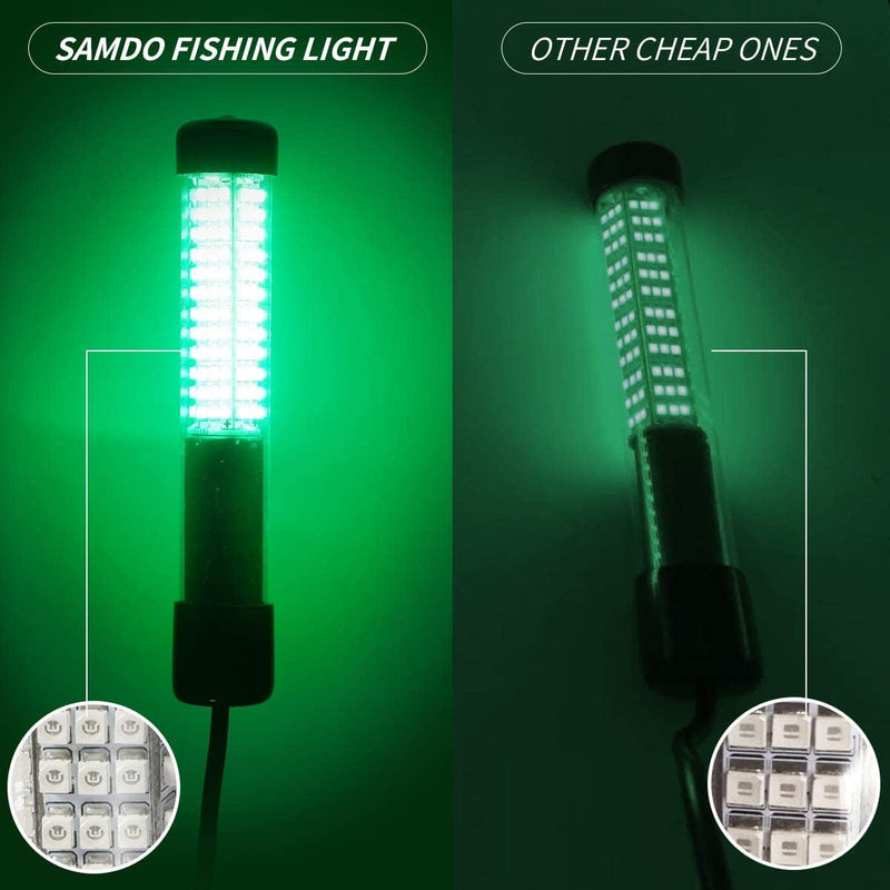 SAMDO IP68 12V LED Underwater Fishing Light 1080 Lumens Fish Attracting Light, Night Fishing Light 10.8W Home & Garden > Pool & Spa > Pool & Spa Accessories SAMDO   