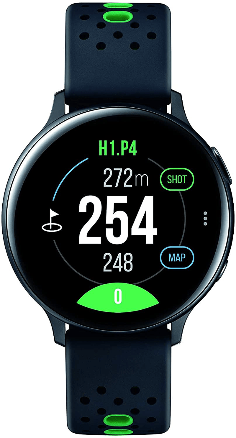 SAMSUNG Galaxy Watch Active 2 (44mm, GPS, Bluetooth) Smart Watch with Advanced Health Monitoring, Fitness Tracking, and Long lasting Battery, Silver (US Version) Apparel & Accessories > Jewelry > Watches SAMSUNG Black Bluetooth Golf 44mm