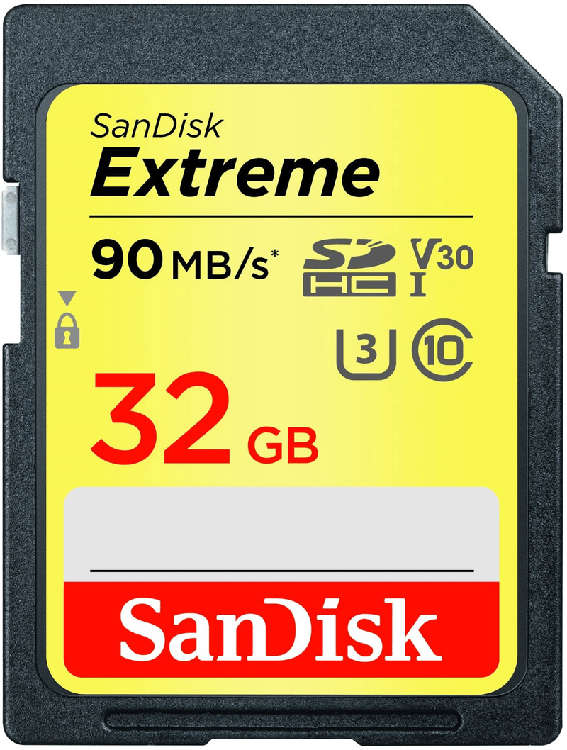 SanDisk 128GB Extreme SDXC UHS-I Card - C10, U3, V30, 4K UHD, SD Card - SDSDXV5-128G-GNCIN Electronics > Electronics Accessories > Memory > Flash Memory > Flash Memory Cards SanDisk Card 32GB 