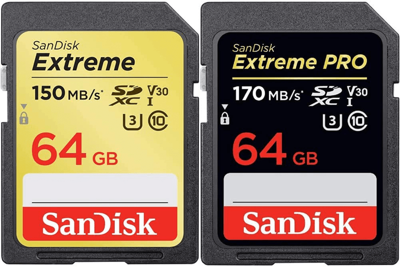 SanDisk 128GB Extreme SDXC UHS-I Card - C10, U3, V30, 4K UHD, SD Card - SDSDXV5-128G-GNCIN Electronics > Electronics Accessories > Memory > Flash Memory > Flash Memory Cards SanDisk Card + PRO SDXC UHS-I Card 64GB 