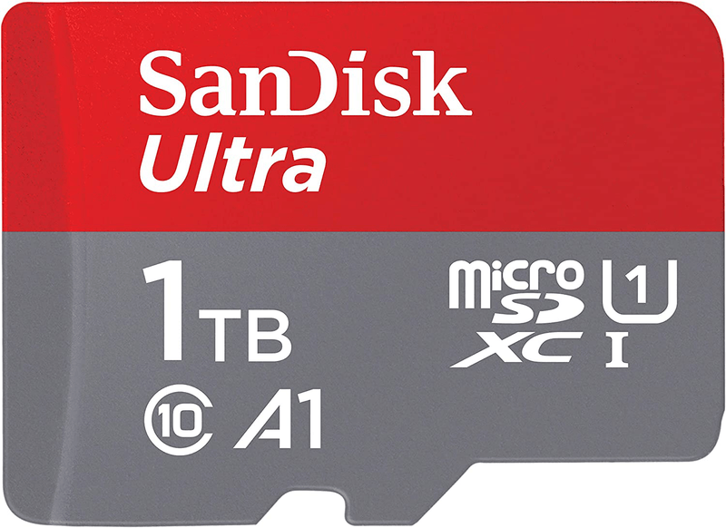 SanDisk 400GB Ultra microSDXC UHS-I Memory Card with Adapter - 120MB/s, C10, U1, Full HD, A1, Micro SD Card - SDSQUA4-400G-GN6MA