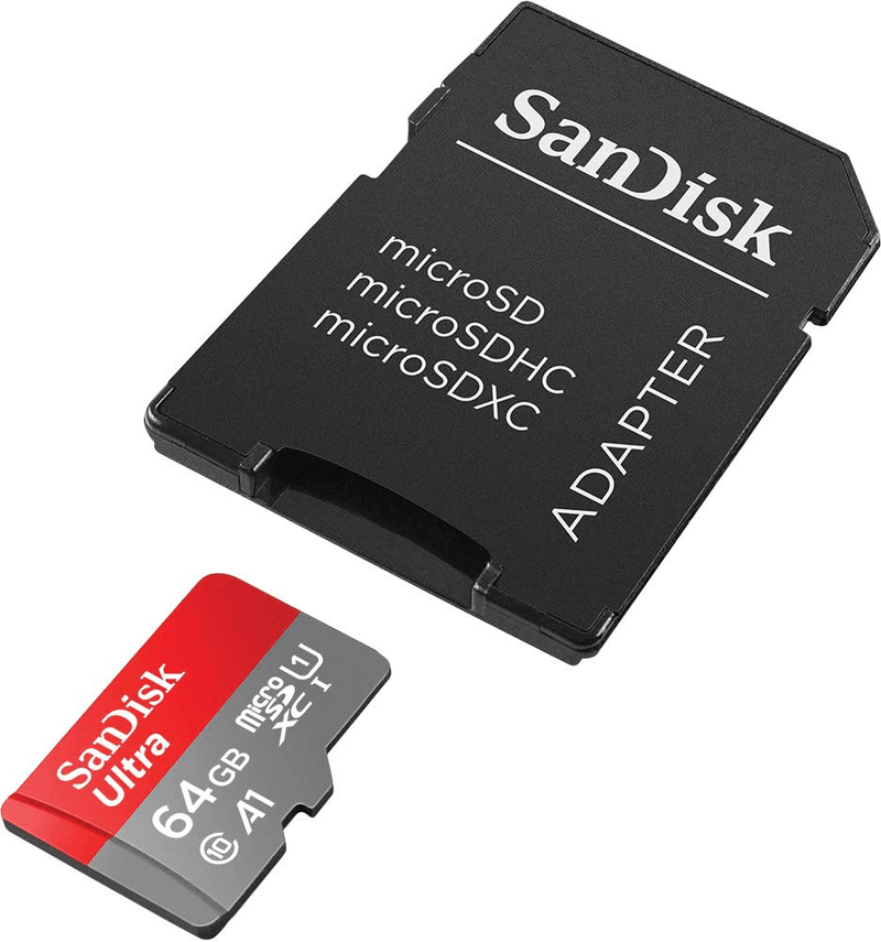 SanDisk 64GB Ultra MicroSDXC UHS-I Memory Card with Adapter - 100MB/s, C10, U1, Full HD, A1, Micro SD Card - SDSQUAR-064G-GN6MA Electronics > Electronics Accessories > Memory > Flash Memory > Flash Memory Cards SanDisk   