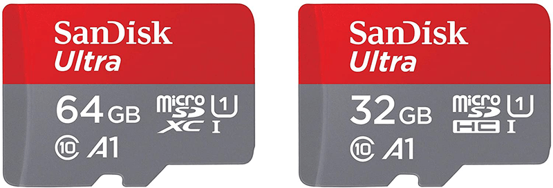 SanDisk 64GB Ultra MicroSDXC UHS-I Memory Card with Adapter - 100MB/s, C10, U1, Full HD, A1, Micro SD Card - SDSQUAR-064G-GN6MA Electronics > Electronics Accessories > Memory > Flash Memory > Flash Memory Cards SanDisk 64GB + 32GB Bundle  