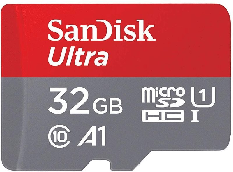 SanDisk 64GB Ultra MicroSDXC UHS-I Memory Card with Adapter - 100MB/s, C10, U1, Full HD, A1, Micro SD Card - SDSQUAR-064G-GN6MA Electronics > Electronics Accessories > Memory > Flash Memory > Flash Memory Cards SanDisk 32GB  