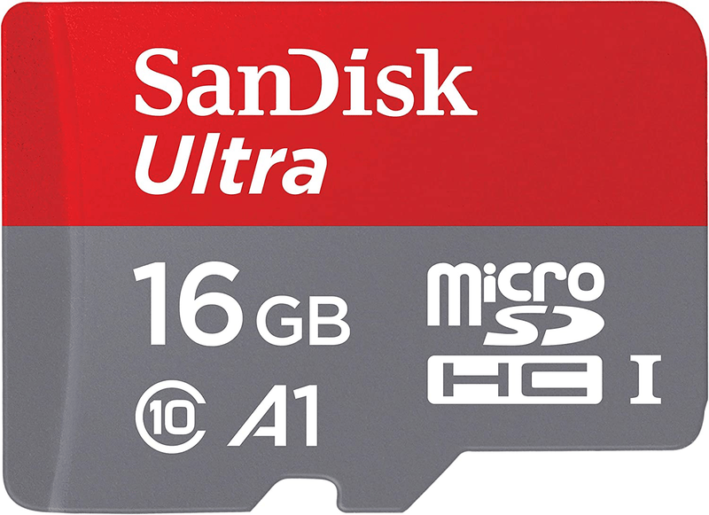 SanDisk 64GB Ultra MicroSDXC UHS-I Memory Card with Adapter - 100MB/s, C10, U1, Full HD, A1, Micro SD Card - SDSQUAR-064G-GN6MA Electronics > Electronics Accessories > Memory > Flash Memory > Flash Memory Cards SanDisk 16GB  